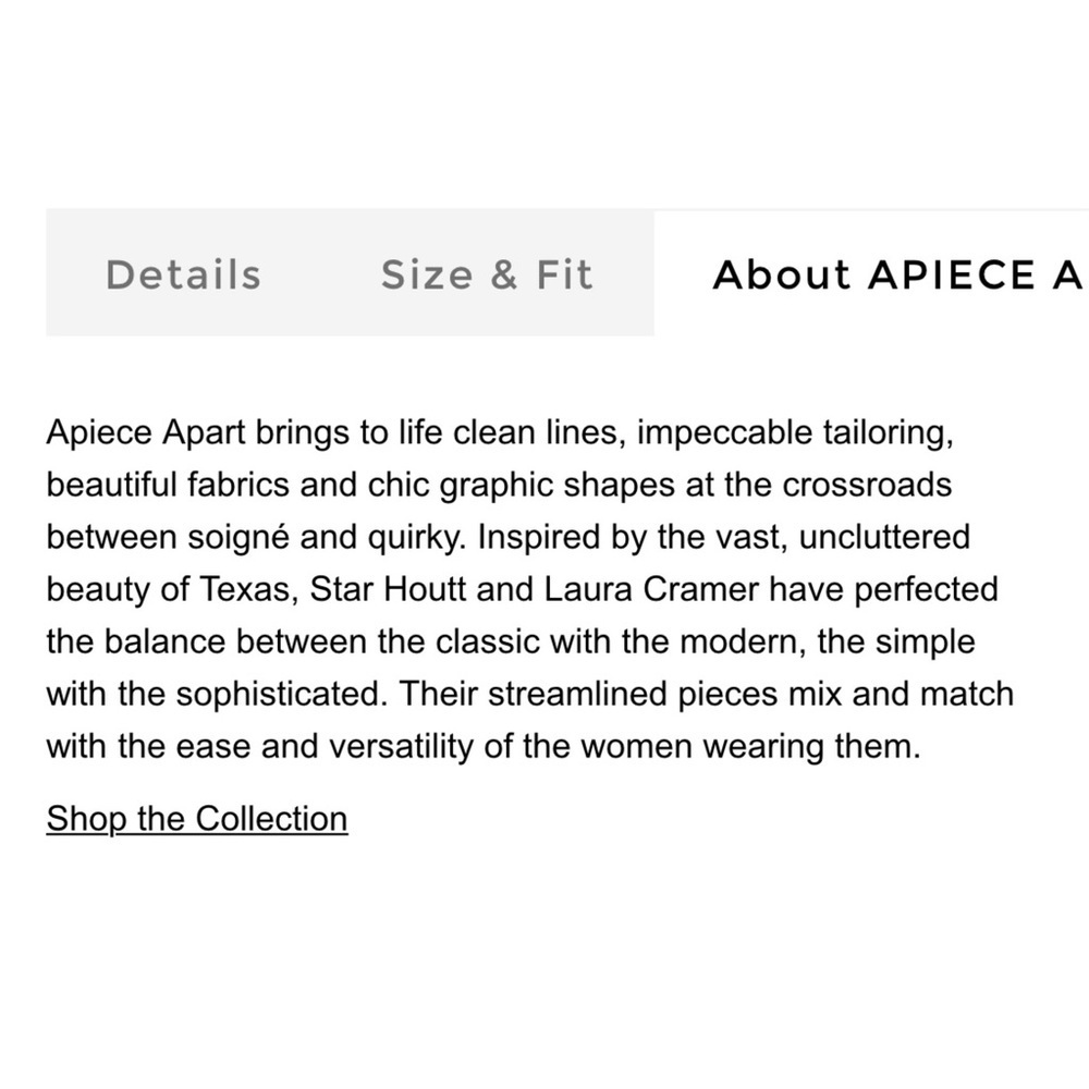 NEW Apiece Apart 100% cotton sleeveless top - Picture 10 of 12
